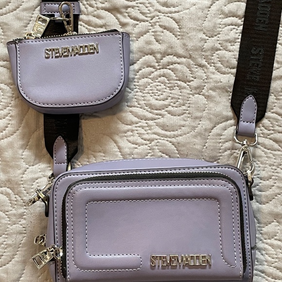 Steve Madden Purple Crossbody Bag - Picture 3 of 9